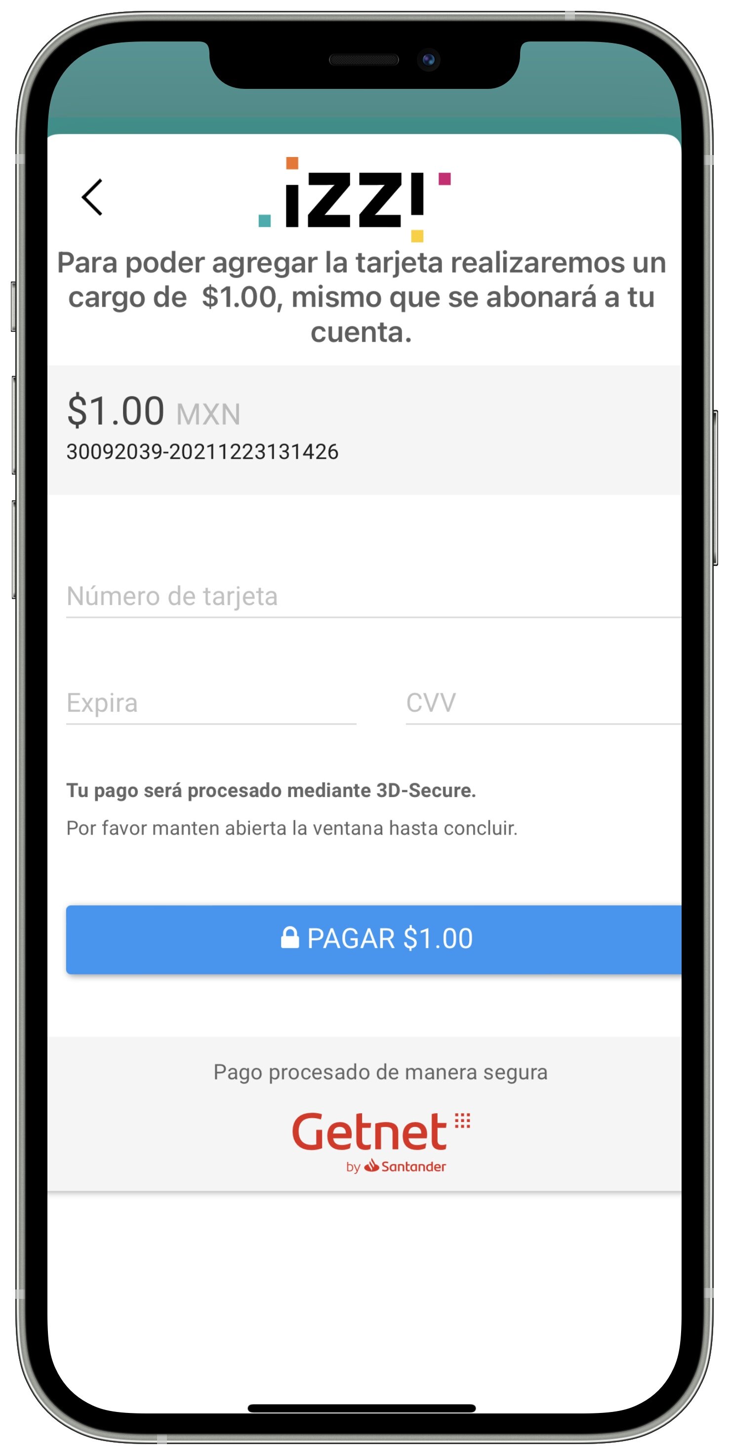 Activando el pago domiciliado de Izzi