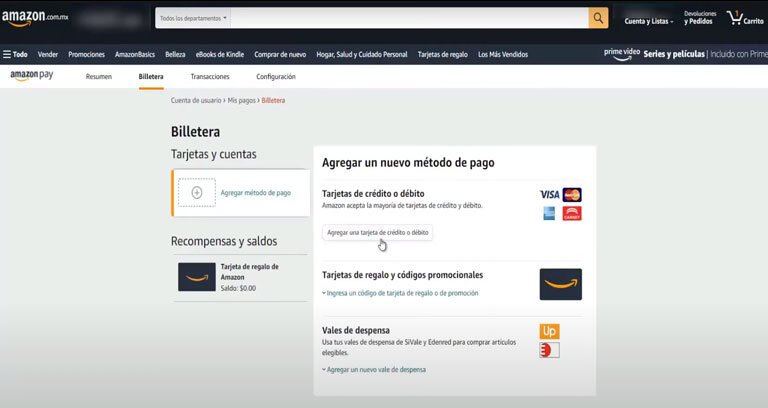 ¿Cómo activar la tarjeta Amazon recargable?