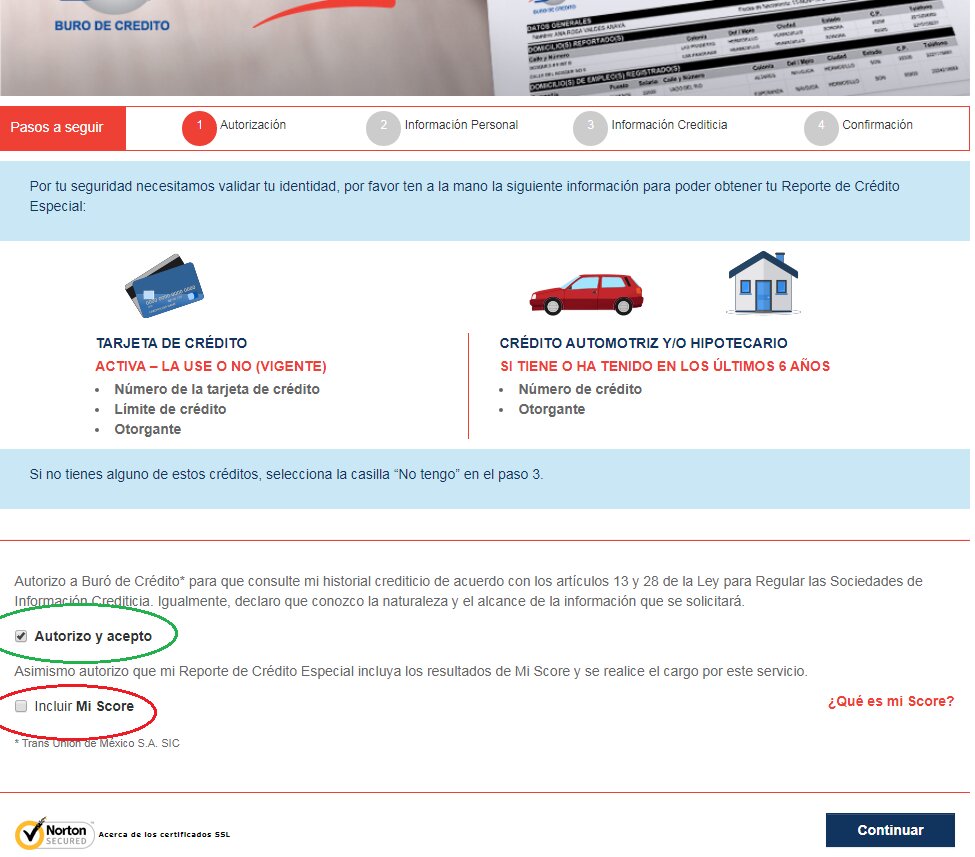 ¿Cómo saber si estoy en Buró a través de mi Score?