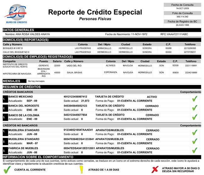 ¿Cómo solicitar mi Reporte de Buró de Crédito Especial para persona moral?