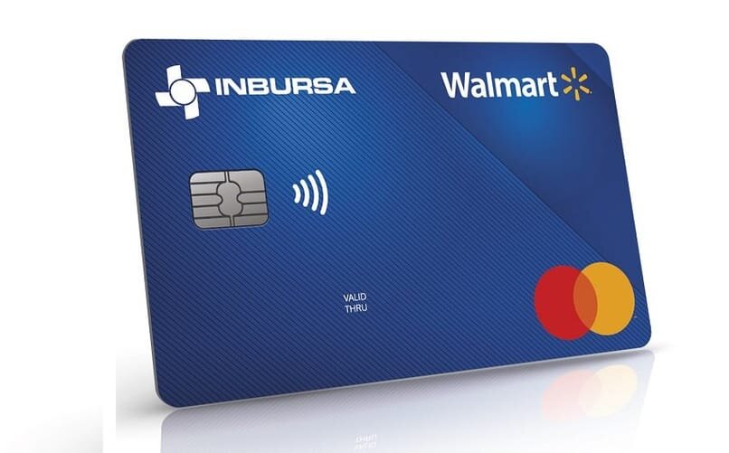 Comisión por retiro de efectivo de la tarjeta de crédito Inbursa Walmart