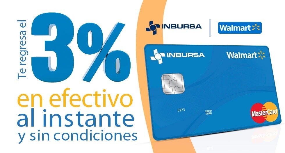 ¿Cuánto cobra de interés la tarjeta Walmart Inbursa?