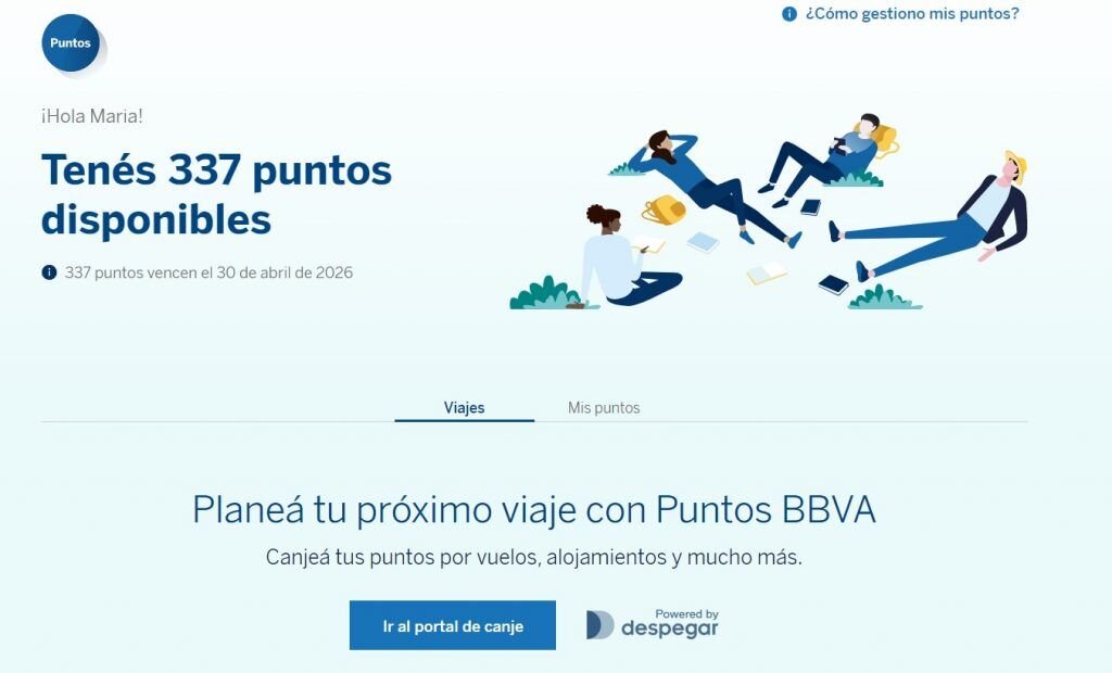 ¿Dónde puedo usar mis puntos BBVA?