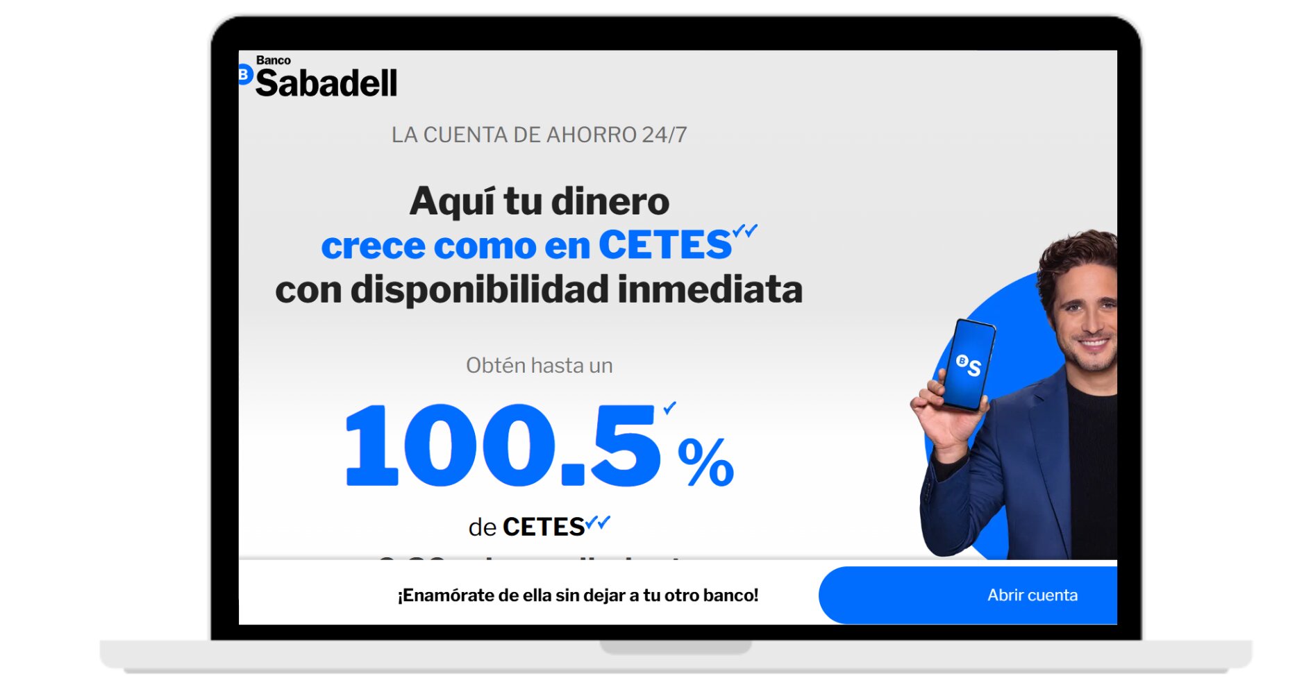 <em>Cuenta de ahorro con hasta 9.39% de rendimiento anual y acceso inmediato.