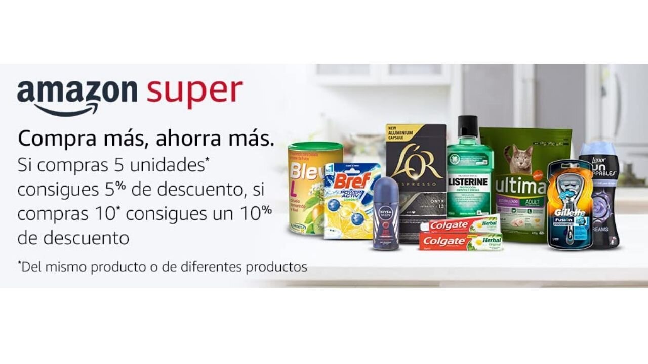 ¿En qué productos aplica el descuento de Amazon Súper?