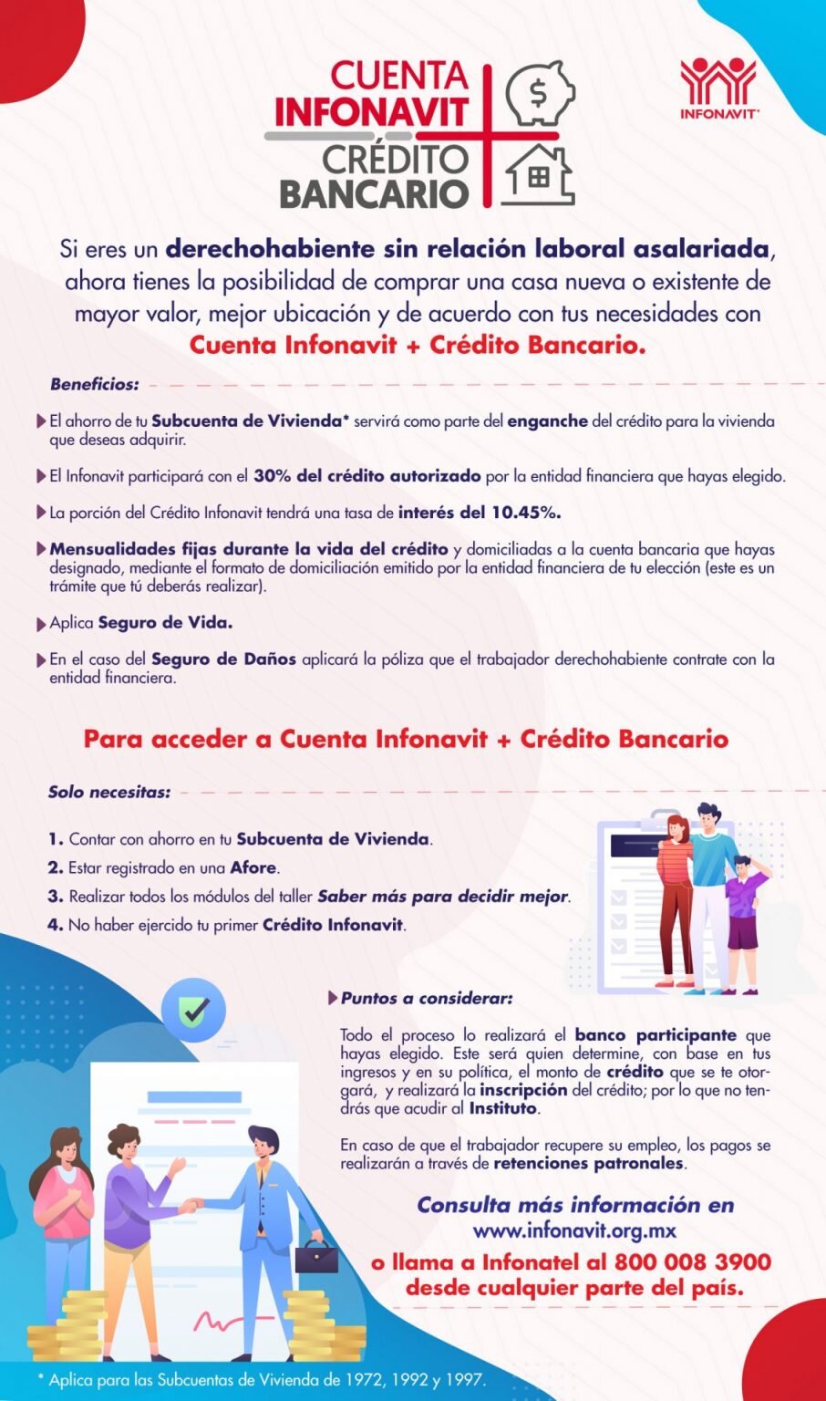 ¿Para quién es Cuenta Infonavit más crédito bancario?