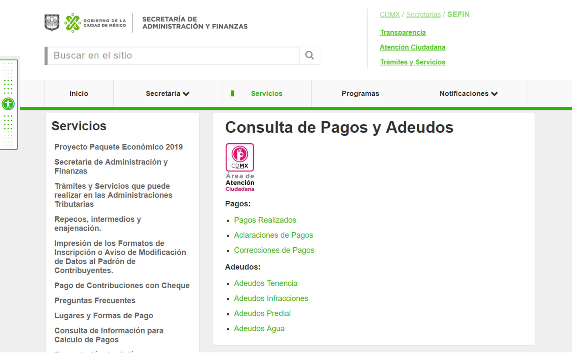 Proceso de pago de tenencia en CDMX