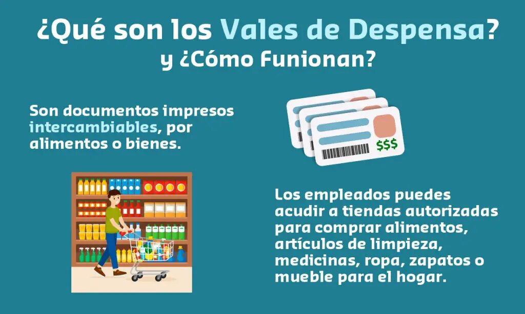 ¿Qué son los vales de despensa?