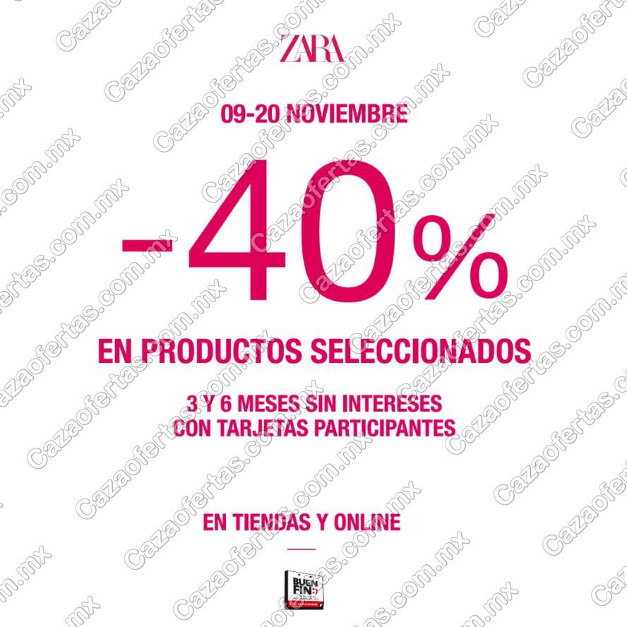 ¿Qué tarjetas participan en meses sin intereses en Zara?