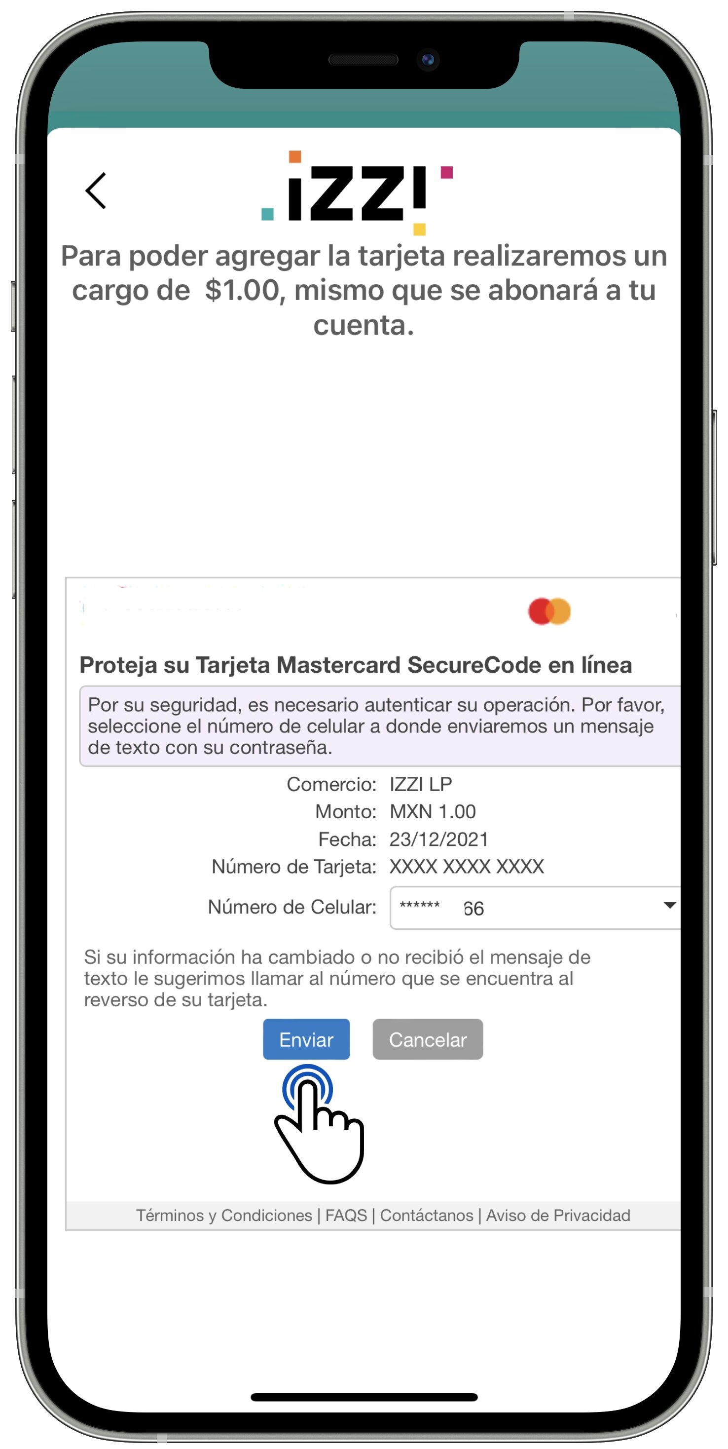 Realizando el pago de Izzi en línea