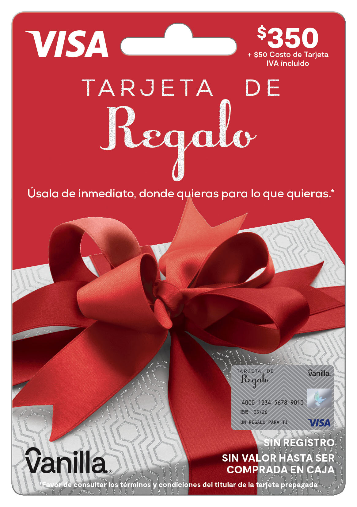 Tarjeta de regalo Mastercard