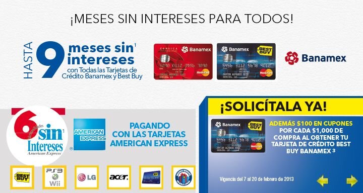 Ventajas de la tarjeta Best Buy Banamex